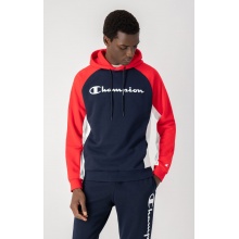 Champion Bluza z kapturem (Hoodie) American Classics granatowo/czerwona męska