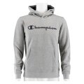 Hoodie Champion Duży Nadruk Logo jasnoszary/granatowy Chłopcy