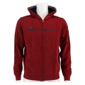 Hoodie Champion Fullzip Duży Nadruk Logo bordowy Chłopcy