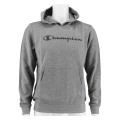 Champion Bluza z kapturem (Hoodie) Classic Big Logo Print szary dla chłopców