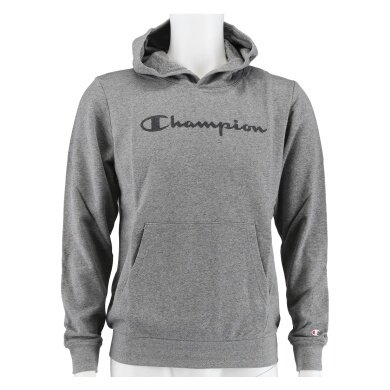 Champion Bluza z kapturem (Hoodie) Classic Big Logo Print szary dla chłopców