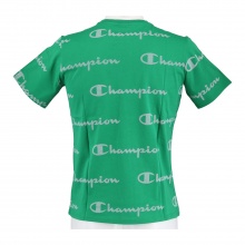 Champion T-shirt rekreacyjne (bawełna) z nadrukiem zielony dziecięcy