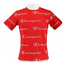 Champion T-shirt rekreacyjne (bawełna) z nadrukiem graficznym 2021 czerwony chłopcy