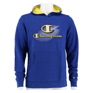 Champion Bluza z kapturem (Hoodie) Graphic Shop Logo niebieska dla chłopców