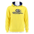 Champion Bluza z kapturem (Hoodie) Graphic Shop Logo żółta dla chłopców