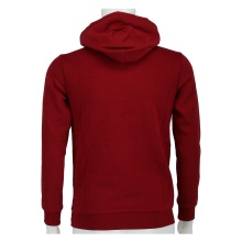 Champion Bluza z kapturem Hoodie Duży nadruk logo (ocieplana) ciemnoczerwona/biała dla chłopców