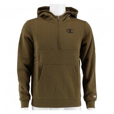 Champion Hoodie American Classic Half Zip (ocieplany) khaki dla chłopców