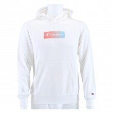 Champion Bluza z kapturem (Hoodie) Box-Logo 2021 biały/wielokolorowy chłopcy