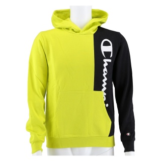 Champion Bluza z kapturem (Hoodie) Color Block żółto/czarna dla chłopców