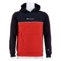 Champion Bluza z kapturem (Hoodie) - lekki polar - granatowy/czerwony Dzieci