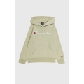 Champion Bluza z kapturem (Bawełniany hoodie) Duże logo 2024 beżowy Chłopcy