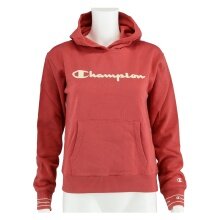 Hoodie Champion Duży Nadruk Logo czerwony Dziewczęta