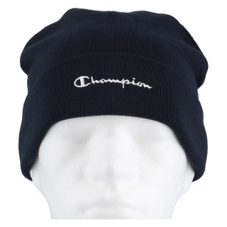 Champion Czapka (Beanie) Legacy Knit z napisem granatowa dziecięca 1szt.