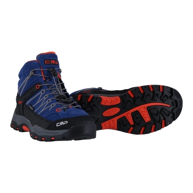 CMP Buty trekkingowe Rigel Mid WP (wodoodporne/wodoodporne) granatowe Dziecięce