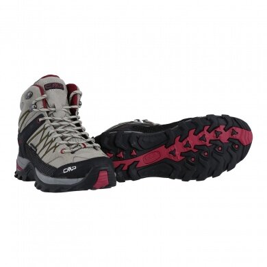 CMP Buty trekkingowe Rigel Mid WP (Trekking, wodoodporne) jasna zieleń Damskie