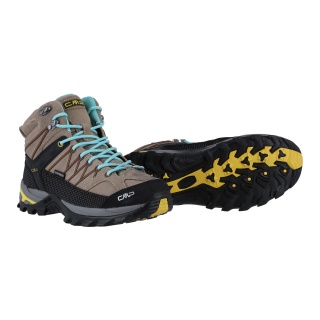 CMP Buty trekkingowe Rigel Mid WP (Trekking, wodoodporne) jasnobrązowe damskie