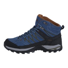 CMP Buty trekkingowe Rigel Mid Trekking WP (Trekking, wodoodporne) niebieskie męskie