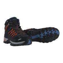 CMP Buty trekkingowe Rigel Mid Trekking WP (Trekking, wodoodporne) ciemnoszare/pomarańczowe męskie