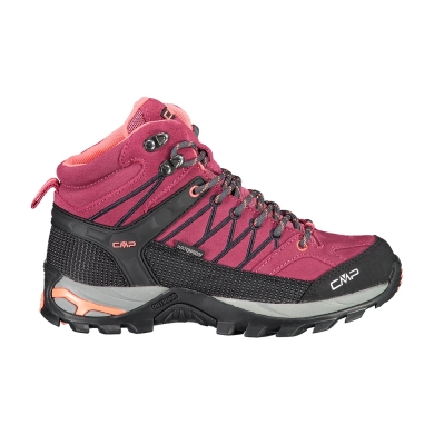 CMP Buty trekkingowe Rigel Mid WP (Trekking, wodoodporne) magenta/grafitowy dla kobiet