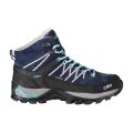 CMP Buty trekkingowe Rigel Mid WP (Trekking, wodoodporne) ciemnoniebiesko/szare damskie