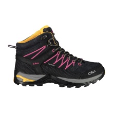 CMP Buty trekkingowe Rigel Mid WP (Trekking, wodoodporne) antracytowo-różowe damskie