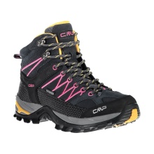 CMP Buty trekkingowe Rigel Mid WP (Trekking, wodoodporne) antracytowo-różowe damskie