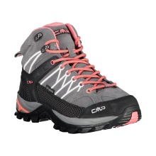 CMP Buty trekkingowe Rigel Mid WP (Trekking, wodoodporne) szare/pomarańczowe Damskie