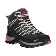 CMP Buty trekkingowe Rigel Mid WP (Trekking, wodoodporne) antracytowo-szare/białe Damskie