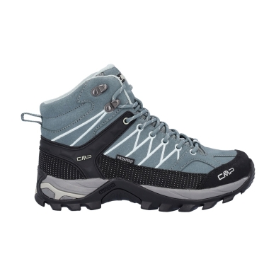 CMP Buty trekkingowe Rigel Mid WP (Trekking, wodoodporne) jasnoniebieskie/szare damskie