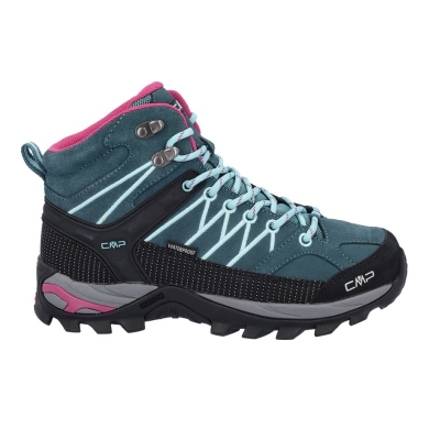 CMP Buty trekkingowe Rigel Mid WP (Trekking, wodoodporne) niebieskie/jasnoniebieskie damskie