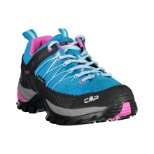 CMP Buty trekkingowe Rigel Low WP (Trekking, wodoodporne) aquablau/pink Damskie