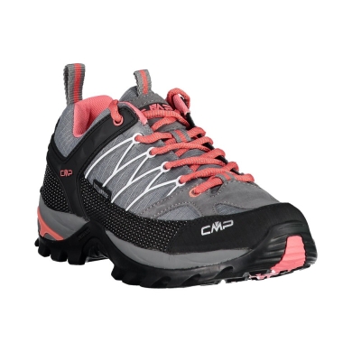 CMP Buty trekkingowe Rigel Low WP (Trekking, wodoodporne) szare/koralowe Damskie