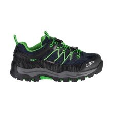 CMP Buty trekkingowe Rigel Low WP (Trekking, wodoodporne) ciemnoniebiesko/zielone dziecięce