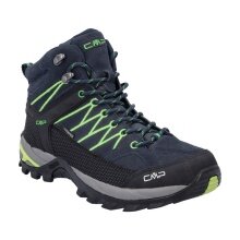 CMP Buty trekkingowe Rigel Mid Trekking WP (Trekking, wodoodporne) ciemnoniebiesko/zielone męskie