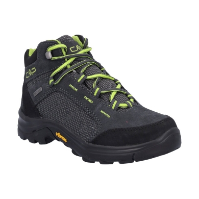 CMP Buty trekkingowe Thiamat Mid 2.0 WP (Trekking, wodoodporne) antracytowo-zielone dziecięce