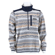 Columbia Fleecepullover Sweter na pogodę z nadrukiem Half Zip II (z kieszenią na piersi) kolorowy/szary Mężczyźni