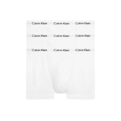 Calvin Klein Bielizna Bokserki Bawełniane Stretch (Bawełna) białe Mężczyźni - 3 sztuki