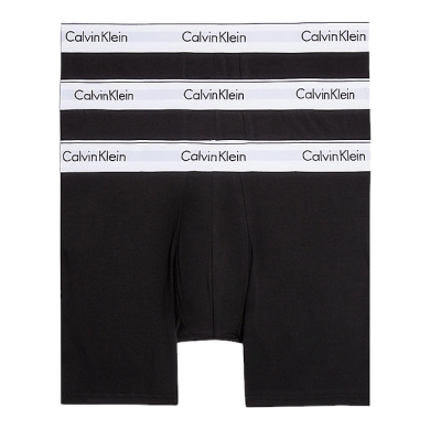 Calvin Klein Bielizna Bokserki Brief Modern Cotton (Bawełna) czarny Mężczyźni - 3 Sztuki