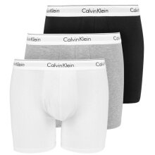 Calvin Klein Bielizna Bokserki Brief Modern Cotton (Bawełna) wielokolorowy czarny/biały/szary Mężczyźni - 3 sztuki