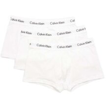 Calvin Klein Bielizna Bokserki Low Rise Trunk (Bawełna) białe Mężczyźni - 3 sztuki