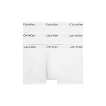 Calvin Klein Bielizna Bokserki Trunk Modern Cotton (Bawełna) biała Mężczyźni - 3 sztuki