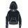 Champion Bluza z kapturem (Bawełniany Hoodie) mały nadruk czarny Dziewczynka