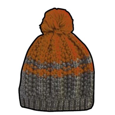 Czapka Champion Legacy Knit Bommel szara/pomarańczowa Dzieci 1szt