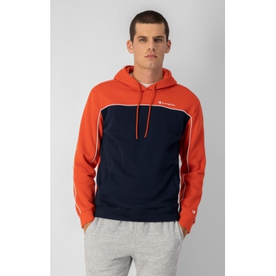 Champion Bluza z kapturem (Hoodie) z polaru bawełnianego w kolorze czerwonym/ciemnoniebieskim dla mężczyzn