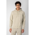 Champion Bluza z kapturem (Hoodie) z bawełnianego frotte z dużym nadrukiem logo beżowa męska