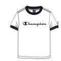 Champion T-shirt rekreacyjne (bawełna) Crew Ringer z logo 2023 biały chłopcy