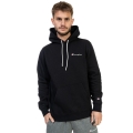 Champion Bluza z kapturem (Fleece-Hoodie) z małym haftowanym logo czarna męska