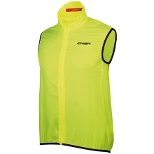 Chiba Kamizelka rowerowa Windblocker Safety (ekstremalnie lekka - 50 gramów) neonowy żółty mężczyźni