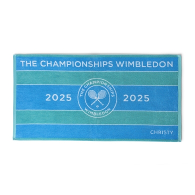 Christy Ręcznik prysznicowy Wimbledon The Championship 2025 aquagrün/niebieski 133x70cm