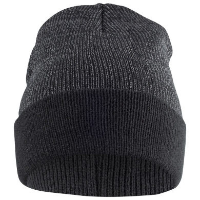 Clique Czapka Strickmütze Hubert Reflective (Beanie) - z wywinięciem - odblaskowa - 1 sztuka